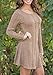 ETCYY Women's Long Sleeve Knitted Crewneck Sweater Pullover Dress