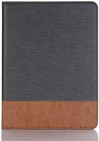 Premium Folio Case for iPad Pro 12.9", Women Book Cover Design[Pencil Charging not Supported], Multi-Angle Viewing Stand, Smart Cover Auto Sleep/Wake for iPad 12.9" (2018 Release), Light Blue