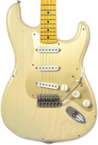 Nash S-57 Mary Kay White Light Relic w/Gold Anodized Pickguard &amp; Lollar Pickups