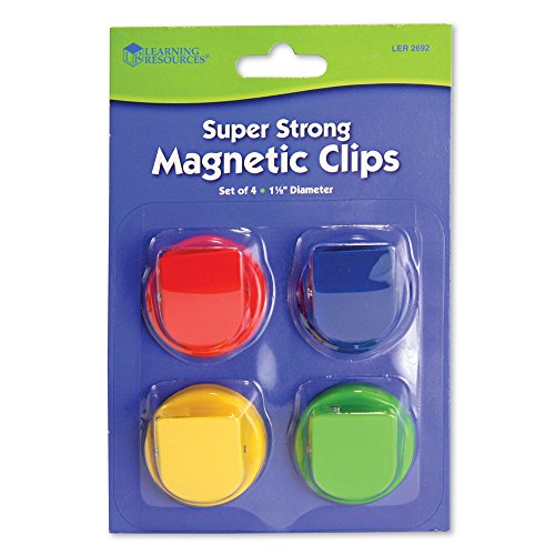 Learning Resources Super Strong Magnetic Clips