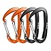 B-Mardi Ultra Sturdy Carabiner Clips,4 Pack, Certified 12KN (2697 lbs) Heavy Duty Caribeaners for Hammocks, Camping,Hiking, Swing, Locking Dog Leash and Harness, Outdoor,Hiking & Utility