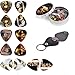 Cool Guitar Picks By Art Tribute, Renaissance art Leonardo da Vinci Guitar Picks, Medium 12 Pack Themed Picks Celluloid, Keychain Pick Holder Included, Premium Gift Set For Guitar Player