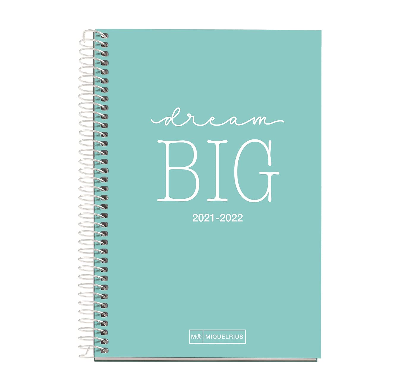 MIQUELRIUS - School Diary 2021-2022 – Active Size 11.8 x 17.5 cm, Week View, Write Blue, Spanish Language