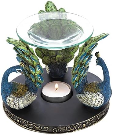 Smart Living Company Peacock Plume Oil Warmer Home Decor