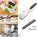 Leonyo 9 Pcs Griddle Grill Accessories, BBQ Accessories, Stainless Steel Metal Spatulas Scraper Grilling Tools Kit for Indoor & Outdoor Barbecue Cast Iron Flat Top Grill Camping Cooking