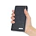 Skyvast 20000mAh Wallet-Style Portable Power Bank External Battery Pack for iPhone, iPad, Samsung Galaxy, USB-enabled Devices [Dual Smart USB Ports/LED Flashlight/Micro-USB Cable Included] (Black)