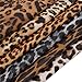 CHZIMADE A4 Size Leopard Printed Fabric Faux DIY Sheet Canvas Back Great for Hair Bows Making Craft (6pcs-Z)