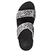 FitFlop Women's GLITTERBALL Nubuck Slide Sandals (Pewter,7B)