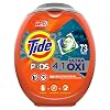 Tide PODS 4 in 1 Ultra Oxi Liquid Laundry Detergent Pacs, High Efficiency (HE), 73 Count