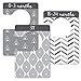 Modern Black & White Unisex Nursery Closet Dividers, Closet Organizer, Nursery Decor & Baby Gift