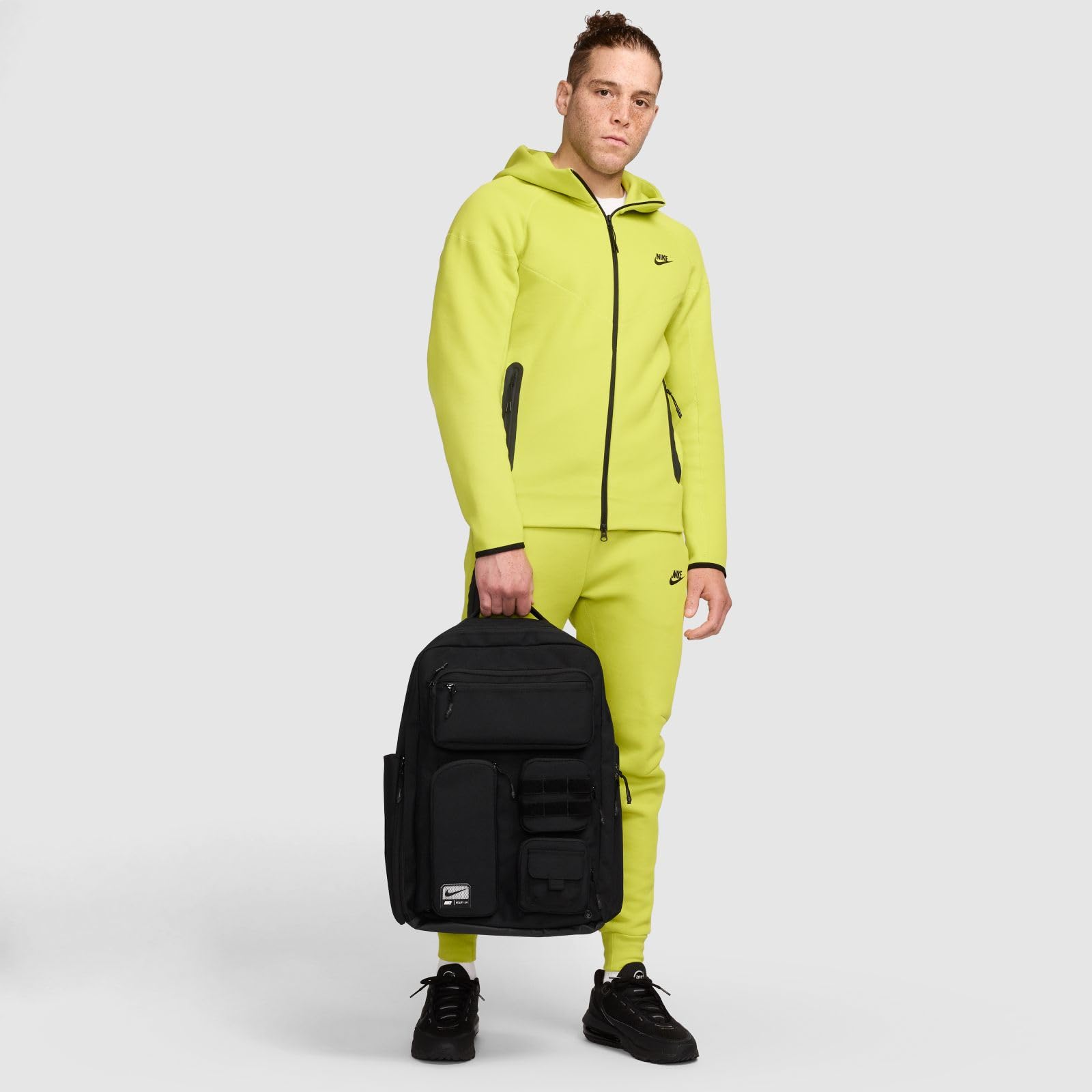 Nike Utility Elite Backpack 2.0, Black/Black/White, MISC