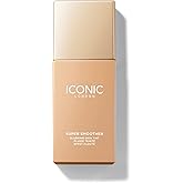 ICONIC LONDON Super Smoother Blurring Skin Tint | Light to Medium Coverage, Hydrating, Ultra-Lightweight Tinted Moisturizer, Cruelty-Free, Vegan Makeup