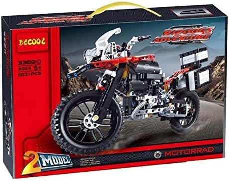 Akrobo 2 in 1 Motorcycle Biker 1200 GS Adventures Building Blocks 603 PC
