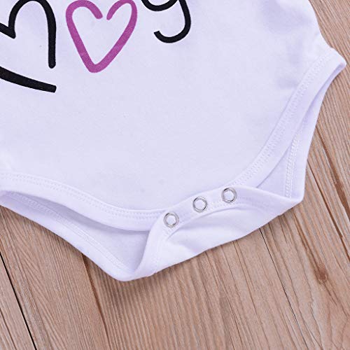 Baby Romper Yamally Infant Baby Boys Girls Clothing Jumpsuit Funny Letter Printed Onesie - Thumbnail 4