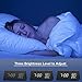 Digital Alarm Clock, 3 Alarm Settings, with Wooden Electronic LED Time Display, Dual Temperature & Humidity Detect, Ideal for Bedroom, Bedside Kids, Batteries not Needed