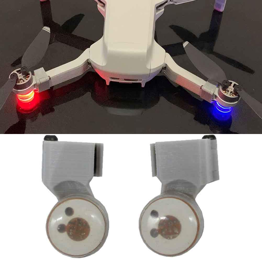 AmandaJ Drone Light Flash LED Light | Flashing Searchlight Night Flying Signal Warning Led Light For DJI Mavic Mini For Night Cruise, Night Searching