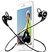 Matone [Upgrade Version Qy7] QY8 V4.1 Wireless Bluetooth Headphones Noise Cancelling Headphones with Microphone,[Sweatproof, Mini Lightweight, Heavy Bass Metal] Best in-Ear Stereo Wireless Bluetooth Earbuds Headset Earphones (Black)