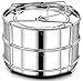 EasyShopForEveryone Stainless Accessories Stackable Pans, Pot in Pot Steel Insert, 5 & 6 qt Pressure Cooker Accessories for Instant Baking, Lasagna Pans, Food Steamer with Vent Holes