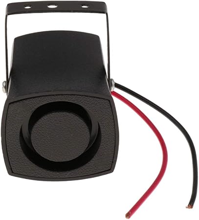 Amazon 防水 車 警告ブザー 車ビーカーホーン ビープ音 アラーム インストール簡単 ホーン 車 バイク