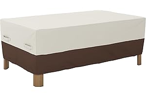 �鶹�� Basics Outdoor Patio Coffee Table Cover, Beige/Tan, 122x71cm
