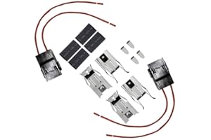 TELLFEEL ERR117 electric stove burner receptacle - for GE Frigidaire Whirlpool Kenmore Range Stove Element Plug Receptacle Block Terminal Block Kit 330031、12001673、14200040、550226、14203070、74-06-190 Pack of 2