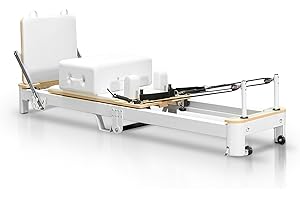 Foverós Pilates Reformer Machine, Aluminum Foldable Pilates Machine,Pilates Fitness Equipment for Home and Studio