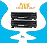 InkJello CB436A Black Toner Cartridge 2pk for HP LaserJet M1120 M1522 P1505 view 3