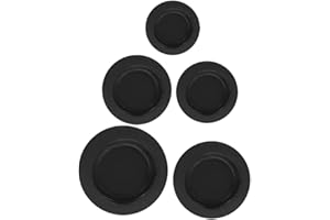 TOYANDONA Piggy Bank Plug Stoppers Assorted Sizes Rubber Replacement Caps 1.49X1.49X0.23In Easy Install Reusable Coin Bank Se
