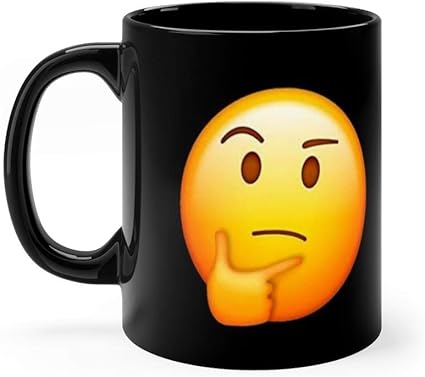Amazon Co Jp 絵文字 シンキングフェイス 面白い 11オンス クラシック コーヒーマグ Cハンドル セラミック構造 特別な日に 11オンス セラミック製 ホーム キッチン