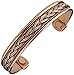 Men's Women Pure Magnetic Copper Bracelet Therapy Golf Cuff Wrist Bangle to Heal Mcb18