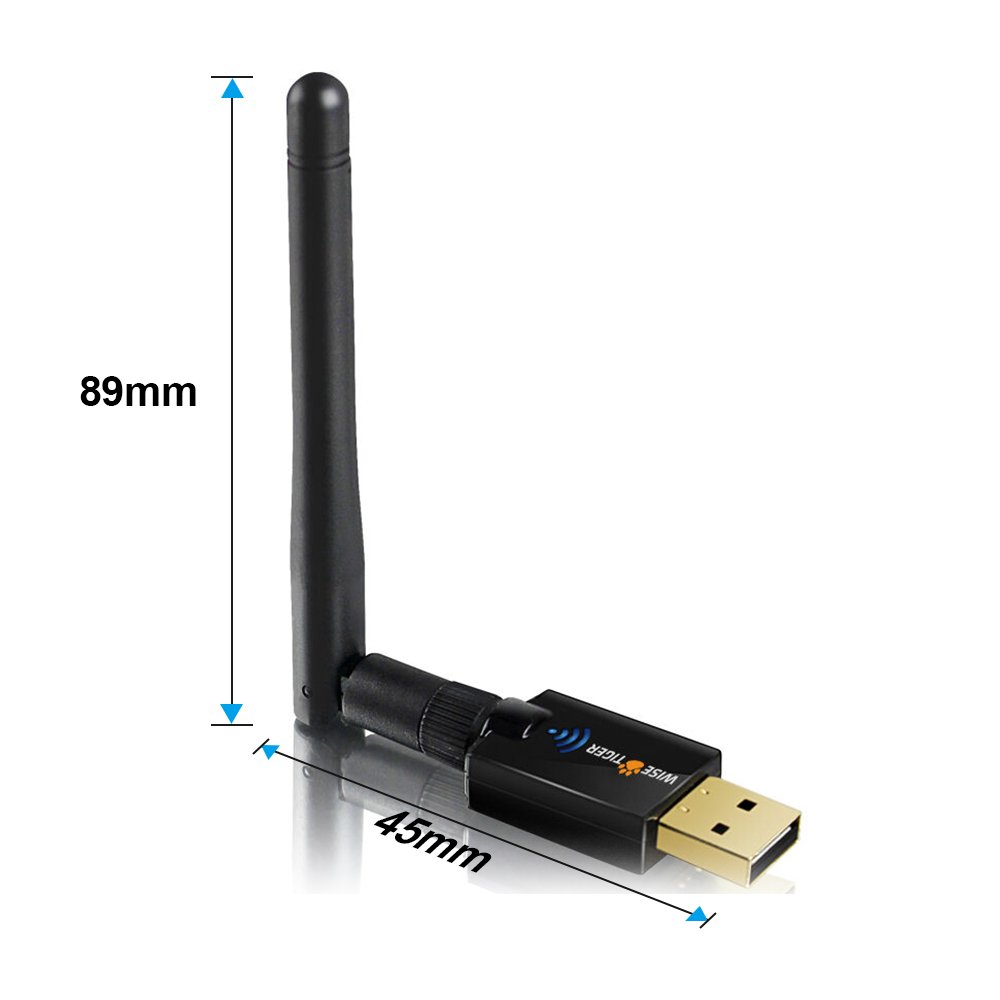 Wifi Adapter Wireless N Adapter Wifi Usb with High Gain External Antenna for Windows