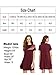 Romwe Women's Short Sleeve Loose Casual Tunic Swing T-Shirt Dress Floral Patch Burgundy S