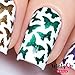 Whats Up Nails - Butterflies Nail Vinyl Stencils for Nail Art Design (2 Sheets, 24 Stencils Total)
