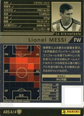 Wccf 13 14 Ars4 Lionel Messi Buy Online