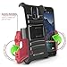 Galaxy S5 Active Case, BUDDIBOX [HSeries] Heavy Duty Swivel Belt Clip Holster with Kickstand Maximal Protection Case for Samsung Galaxy S5 Active, (Red)