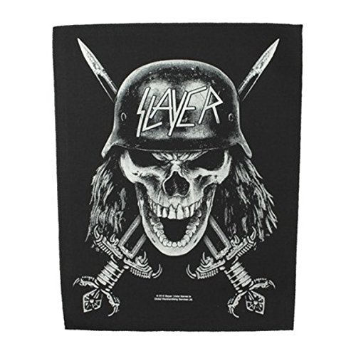 XLG Slayer Wehrmacht Back Patch Slaytonic Thrash Rock Metal Band Sew on Applique