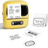 BrokSilent L9 Label Maker, 2-3 Inch Portable Thermal Label Printer, Bluetooth Label Maker Machine with Tape, Labeling for Home Storage Office and Small Business,with 70x40mm Label