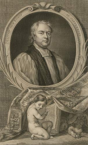 Jacobus Houbraken (1698-1780) - 18th Century Engraving, Tillotson, Archbishop
