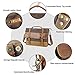 Laptop Messenger Bags 13.5 Inch, Tocode Water Resistant Vintage Canvas Leather Shoulder Crossbody Bag, Durable Computer Bags Business Briefcases Satchel Bag Sling Work Bags for Men and Women, Coffee