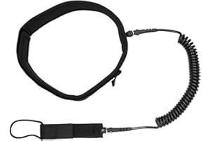 Waist Belt Leash with Paddle Board Coiled for Adjustable Quick Release Surfboard Waist