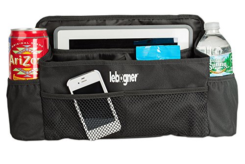 image for lebogner #1 Luxury CAR Organizer, Perfect Front Seat Organizer, Driver