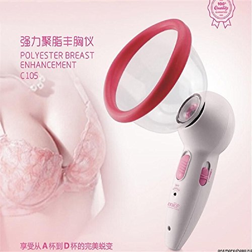 Female Breast Enlargement Enlarger Enhancement Vacuum Pump Two Cups