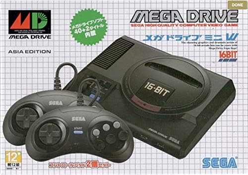 SEGA Mega Drive Mini - Asia Edition (with 2 Controllers): Amazon.es: Videojuegos