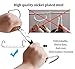 8 Pcs Space Saving Hangers Magic Hangers Metal Heavy Duty Hooks Closet Clothing Hanger Organizer, 10 inch