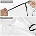 UNIQUEBELLA EVA Raincoat Waterproof Rain Poncho Reusable Unisex for Women Long Rain Cape(Black, S)