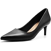 ZURIN Women's Pointed Toe Comfortable Stiletto Heels Closed Toe Dress Pumps Shoes for Wedding Work Office Business 2 1/2 inch