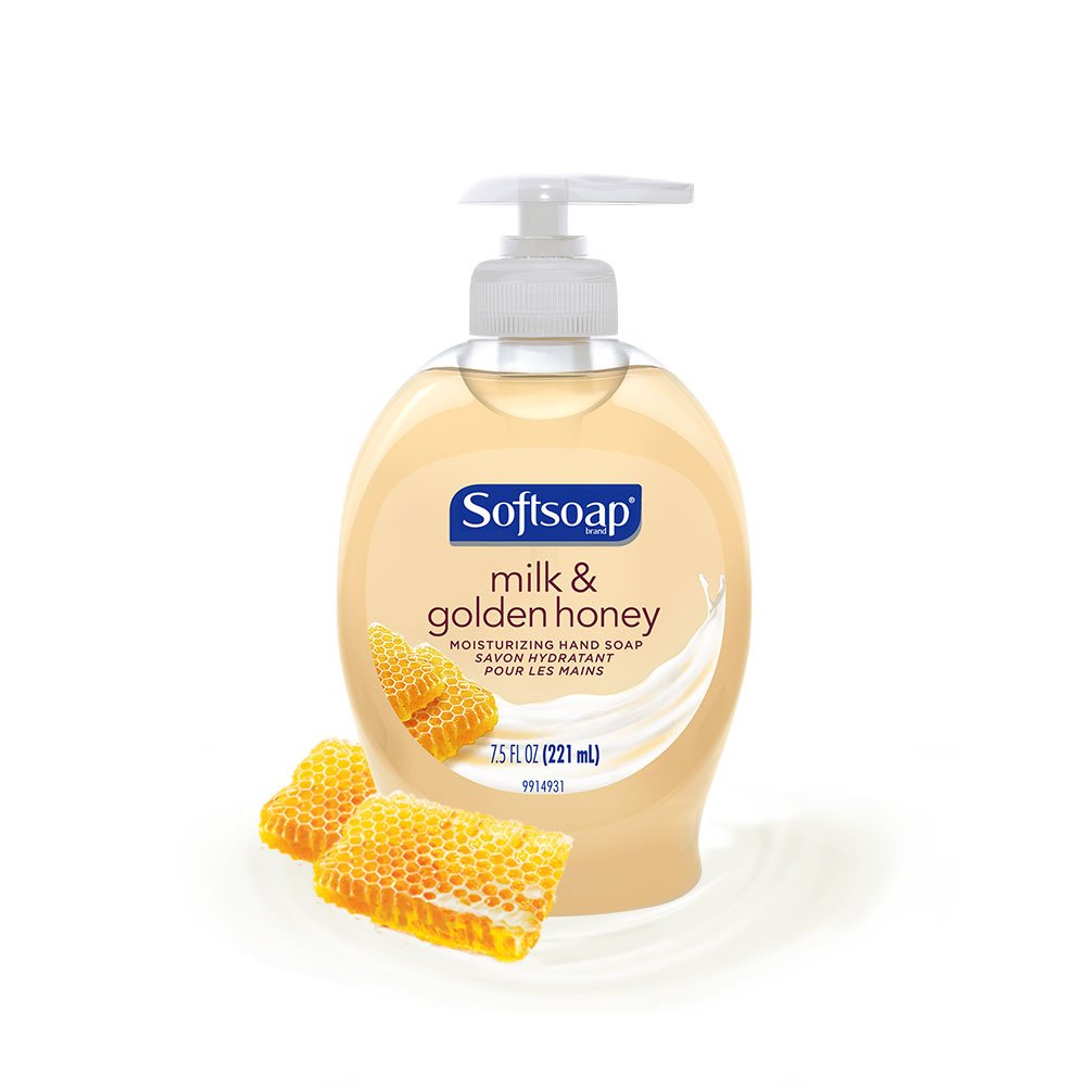 Softsoap Moisturizing Liquid Hand Soap, Milk and Honey - 7.5 fluid ounce (6 Pack) : Beauty