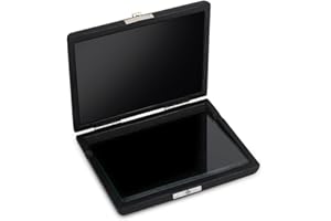 VGEBY Clarinet Case, Saxophone Accessories Saxophone Clarinet Case with Internal Glass Pane for 6Pcs Sax Clarinet Reeds