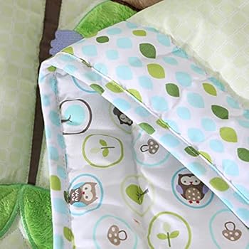 Wowelife Owl Crib Bedding Sets Tree Theme 7 Piece Baby Bedding Set Cyan Light Blue Buy Online At Best Price In Uae Amazon Ae