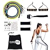 EURODO-11-pieces-Exercise-Resistance-Bands-Set-Portable-Fitness-Accessories-with-5-Resistance-Tubes-Ankle-Straps-Foam-Handles-Door-AnchorElastic-bands-for-Gym-and-Outdoor-Carrying-Bag EURODO 11 pieces Exercise Resistance Bands Set - Portable Fitness Accessories with 5 Resistance Tubes, Ankle Straps…